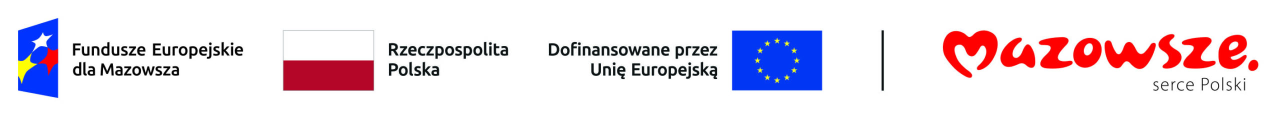 Logotypy partnerów: Fundusze Europejskie, Rzeczpospolita Polska, Mazowsze, Unia Europejska